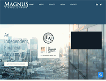 Tablet Screenshot of magnusfinancial.com